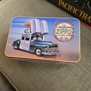1998 Zippo Car Limited Edition Collectible Set,NIB Mint Zippo Lighter + Keychain